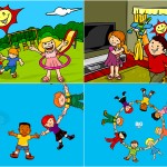 Criação de ilustração e animações para abertura de multimídia infantil - Cliente: Editora Pearson, parceria Estação Gráfica