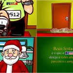 Criação de animação para cartão de Natal - Cliente: Run & Fun, parceria Estação Gráfica
