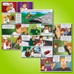 Criação de história em quadrinhos de 16 páginas - Cliente: Editora Pearson